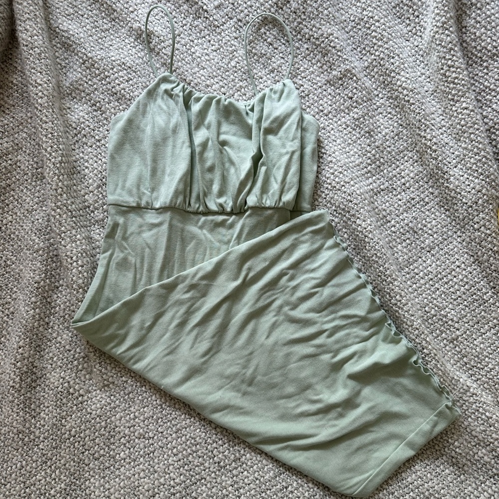 Green Mint Short Dress